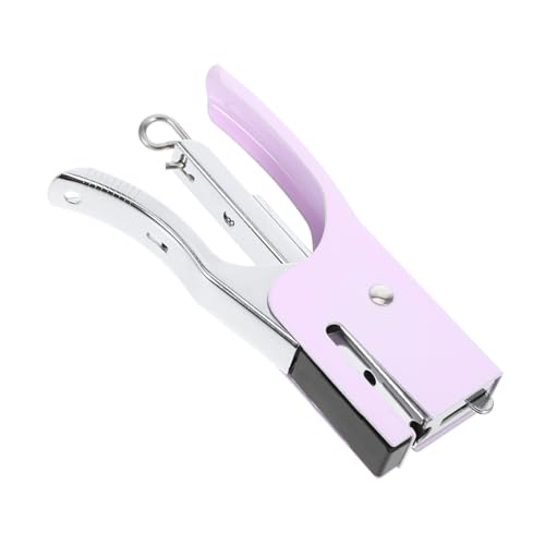 Hemobllo Handhefter aus Macaronfarbe Niedlicher Desktop Hefter für Büro Schule und Zuhause Vielseitig Einsetzbar für Dokumente und Notizen Design von Hemobllo
