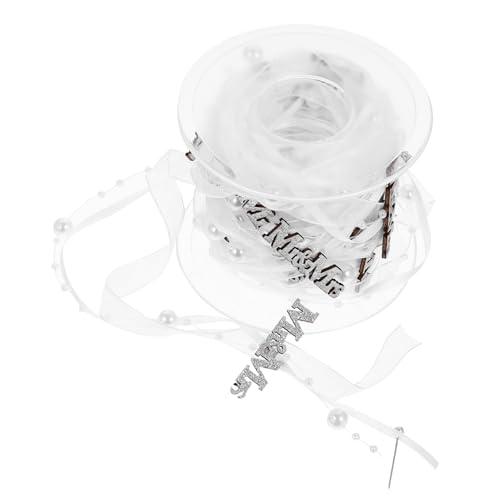 Hemobllo Hochzeitsdeko Satinband Silber Langlebiges Elegantes Geschenkband für Brautpaare Tischdekoration Zeremonie Vielseitig Einsetzbar Fein Verarbeitet Hemobllo Hochzeitsdeko Satinband Silber Langlebiges Elegantes Geschenkband für Brautpaare Tischdekoration Zeremonie Vielseitig Einsetzbar Fein Verarbeitet von Hemobllo