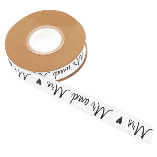 Hemobllo Hochzeitsdekor Band Weicher Baumwolle Bedrucktes Geschenkband mit Buchstabenmuster Vielseitig Zuschneidbar für Party Geschenkverpackung und Festliche Bastelarbeiten Hemobllo Hochzeitsdekor Band Weicher Baumwolle Bedrucktes Geschenkband mit Buchstabenmuster Vielseitig Zuschneidbar für Party Geschenkverpackung und Festliche Bastelarbeiten von Hemobllo