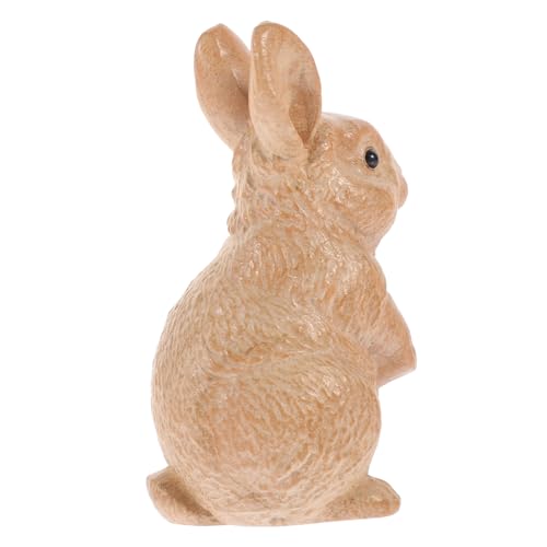 Hemobllo Holz Hasenfigur Geschnitzte Tischdekoration für Wohnzimmer Kreative Desktop Dekoration Niedliche Hasenskulptur für Freunde Design Hemobllo Holz Hasenfigur Geschnitzte Tischdekoration für Wohnzimmer Kreative Desktop Dekoration Niedliche Hasenskulptur für Freunde Design von Hemobllo