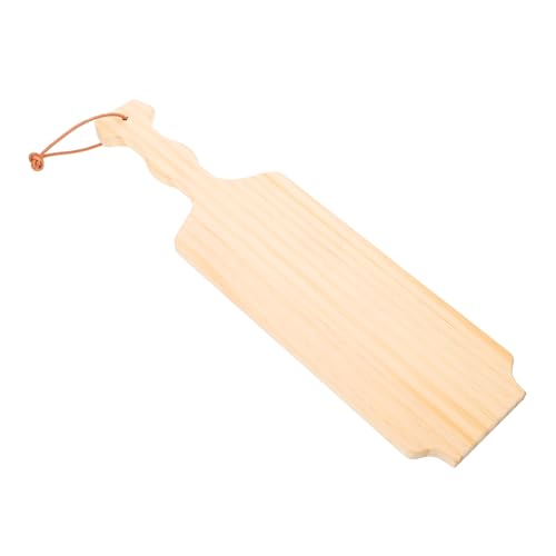 Hemobllo Holzpaddel für DIY Holzhandwerk Unfertiger Paddelausschnitt Griff Bastelprojekte und Bootmodelle Langlebiges Holzmaterial für Bastelstunden von Hemobllo