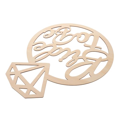 Hemobllo Holzschild Hochzeit Deko Ring Form Wandhänger aus Holz Robust und Glatt Romantische Partydekoration für Fenster Türen Porche Vielseitig Einsetzbar Eleganter Holzanhänger für Hemobllo Holzschild Hochzeit Deko Ring Form Wandhänger aus Holz Robust und Glatt Romantische Partydekoration für Fenster Türen Porche Vielseitig Einsetzbar Eleganter Holzanhänger für von Hemobllo