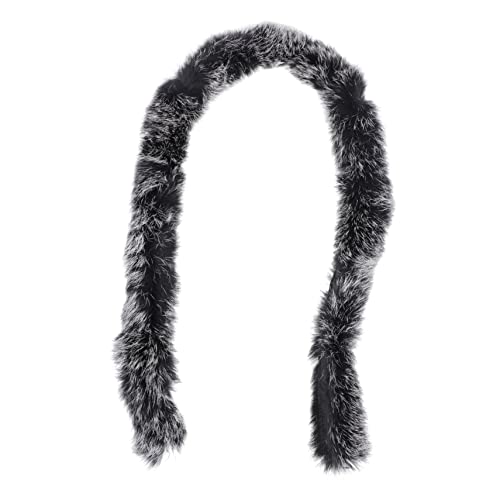 Hemobllo Kaninchenfellband für DIY Basteln Flauschiges Kunstpelzband als Bekleidungsbesatz für Hanfu Kinderkleidung Weihnachtsdeko und Kostüm Zubehör von Hemobllo
