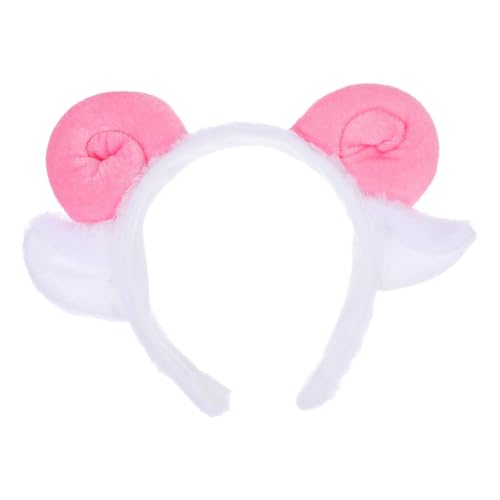 Hemobllo Klaue Stirnband Pelzige Ohren Stirnband Machen Kostümstirnband Cartoon-haarband Halloween-cosplay-party-stirnbänder Halloween-stirnbänder Für Erwachsene Kostüm Hörner Plüsch Rosa von Hemobllo