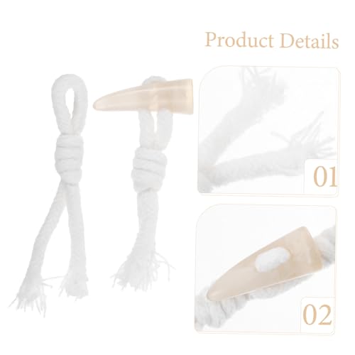 Hemobllo Knebelknöpfe aus Resin für Mäntel und Strickjacken Robuste Verschlüsse für Pullover Vielseitige DIY Knöpfe zum Annähen Toggle Buttons für Kleidung und Jacken Hemobllo Knebelknöpfe aus Resin für Mäntel und Strickjacken Robuste Verschlüsse für Pullover Vielseitige DIY Knöpfe zum Annähen Toggle Buttons für Kleidung und Jacken von Hemobllo