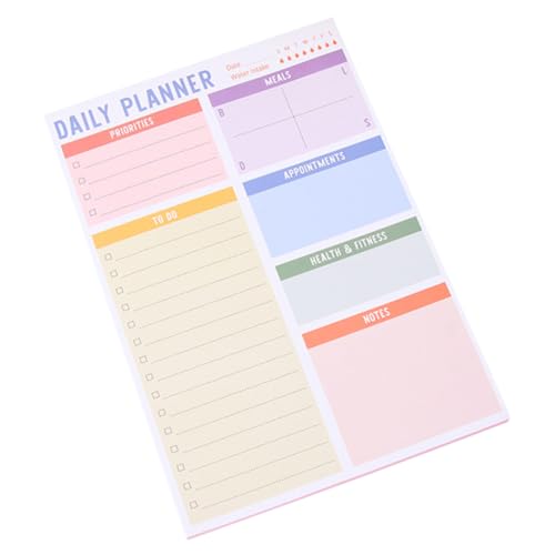 Hemobllo Kompakte Notizblöcke aus Papier Multifunktionale Message Pads Tragbare Memo Pads für Büro Schule Zuhause Planen von Tagesabläufen Lernen To Do Listen und Erinnerungen von Hemobllo