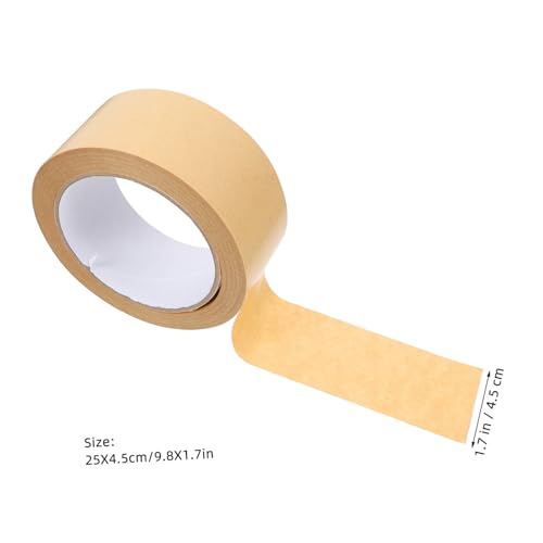 Hemobllo Kraftpapier Klebeband Wasserfreies Reißbares Packband mit Starkem Kleber Flexiblem Abrieb und Wasserbeständig zum Verpacken Versiegeln und Rahmenbefestigen Hemobllo Kraftpapier Klebeband Wasserfreies Reißbares Packband mit Starkem Kleber Flexiblem Abrieb und Wasserbeständig zum Verpacken Versiegeln und Rahmenbefestigen von Hemobllo