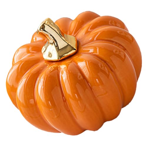 Hemobllo Kürbis Dekoration aus Keramik für Halloween Kreatives Tischornament Natürlicher Farbe für Zuhause Festliche Anlässe und Tischakzent für Einladende Hemobllo Kürbis Dekoration aus Keramik für Halloween Kreatives Tischornament Natürlicher Farbe für Zuhause Festliche Anlässe und Tischakzent für Einladende von Hemobllo