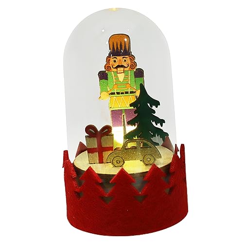 Hemobllo LED Beleuchtete Holzfigur Weihnachtsdeko mit Warmem Licht als Party und Fensterdekoration für Zuhause und Geschäft Festliche Xmas Atmosphäre Schaffen Hemobllo LED Beleuchtete Holzfigur Weihnachtsdeko mit Warmem Licht als Party und Fensterdekoration für Zuhause und Geschäft Festliche Xmas Atmosphäre Schaffen von Hemobllo
