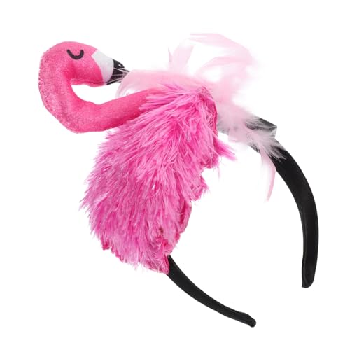 Hemobllo Leuchtendes Flamingo Haarreif Party Stirnband Langlebig Vielseitig für Strand Geburtstag und Hawaiianische Mottopartys Geeignet für Damen und Herren von Hemobllo
