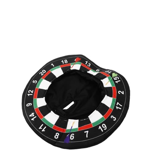 Hemobllo Lustige Party Headgear Mütze mit Dartboard Vielseitige Sport und Cosplay Haube für Erwachsene und Bunte Kopfbedeckung für Outdoor Events Foto und Party Requisiten von Hemobllo