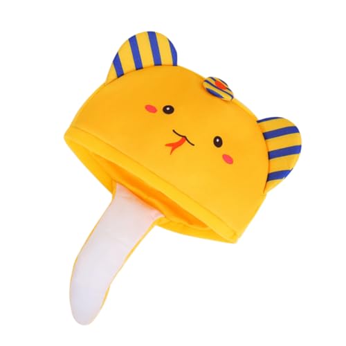 Hemobllo Lustiger Schlangen Kostüm Hut Ägyptischer Snake Headpiece für Erwachsene Karneval Cosplay Bühnenrequisit zum Chinesischen Neujahr von Hemobllo
