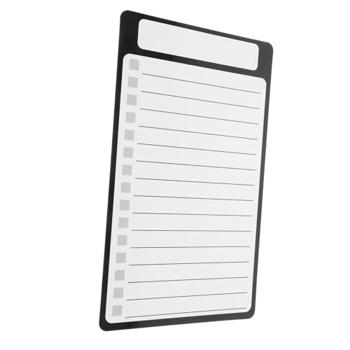 Hemobllo Magnetischer Pet Notizblock für Kühlschrank Kleines Whiteboard mit Einkaufslisten und To Do Funktion Haftet Stark Metallflächen Beschreibbar und Wiederverwendbar Memo Hemobllo Magnetischer Pet Notizblock für Kühlschrank Kleines Whiteboard mit Einkaufslisten und To Do Funktion Haftet Stark Metallflächen Beschreibbar und Wiederverwendbar Memo von Hemobllo