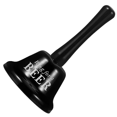 Hemobllo Metall Handglocke mit Kreativem Buchstaben Design Laute Klingelnde Service und Clubglocke für Bar Hochzeit Party und Lehrerzimmer Tragbar und Langlebig von Hemobllo