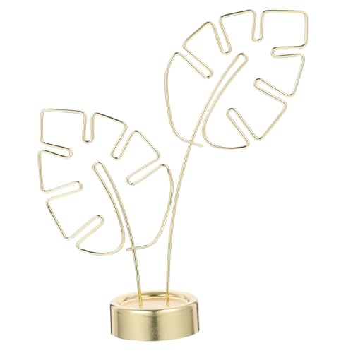 Hemobllo Metall Notizklammer Monstera Tischkartenhalter Foto Clip Memo Klammer für Zuhause Stabiler Stand Multifunktional als Tischdeko und Kartenhalter für Veranstaltungen Hemobllo Metall Notizklammer Monstera Tischkartenhalter Foto Clip Memo Klammer für Zuhause Stabiler Stand Multifunktional als Tischdeko und Kartenhalter für Veranstaltungen von Hemobllo
