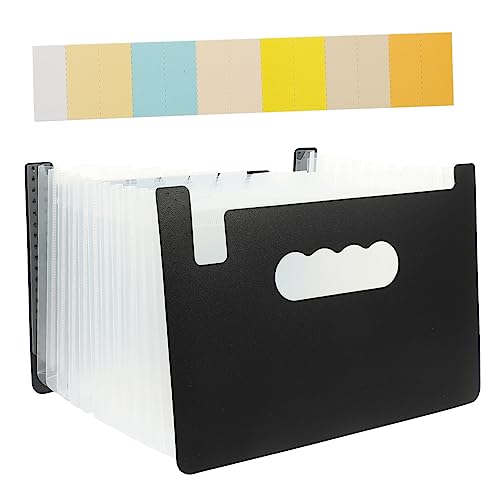 Hemobllo Mini Aktenordner Lagig Multifunktionaler Dokumenten und Quittungs Organizer Stabiles Reißfestes Material Kompakte Aufbewahrung für Büro und Zuhause Schwarz mit Weißem Innenblatt Hemobllo Mini Aktenordner Lagig Multifunktionaler Dokumenten und Quittungs Organizer Stabiles Reißfestes Material Kompakte Aufbewahrung für Büro und Zuhause Schwarz mit Weißem Innenblatt von Hemobllo