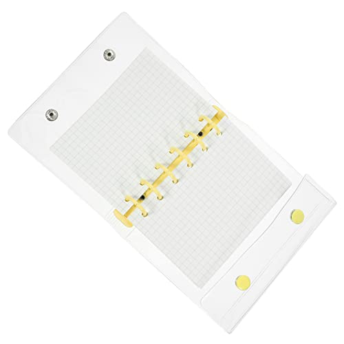 Hemobllo Mini Notizbuch Transparent Doppelter Druckknopf Lose Kreatives DIY Scrapbook Tragbares Tagebuch Schüler Niedliches Tagebuch für Büro Schule Zuhause Hemobllo Mini Notizbuch Transparent Doppelter Druckknopf Lose Kreatives DIY Scrapbook Tragbares Tagebuch Schüler Niedliches Tagebuch für Büro Schule Zuhause von Hemobllo