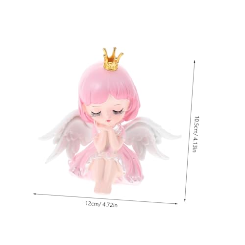 Hemobllo Miniatur Engel Mädchen Tortendeko Niedliche Engel Figur Rosa Kuchenaufsatz für Geburtstage Partys und Auto Dekoration Charmante Tortenverzierung Hemobllo Miniatur Engel Mädchen Tortendeko Niedliche Engel Figur Rosa Kuchenaufsatz für Geburtstage Partys und Auto Dekoration Charmante Tortenverzierung von Hemobllo