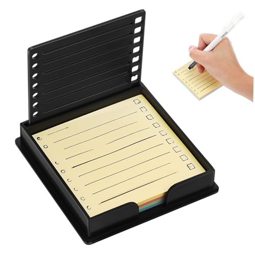 Hemobllo Notizblockspender mit Selbstklebenden Haftnotizen Kompakter und Robuster Organizer für Büro und Schule Multifunktionaler Memo Sticker Halter für Organisiertes Notizmanagement Hemobllo Notizblockspender mit Selbstklebenden Haftnotizen Kompakter und Robuster Organizer für Büro und Schule Multifunktionaler Memo Sticker Halter für Organisiertes Notizmanagement von Hemobllo