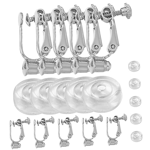 Hemobllo Ohrclip Teilig Schmerzfreie U Förmige Ohrring Umwandler Leichtes DIY Zubehör für Durchbohrte Ohren Langlebig und Komfortabel für Alltag und Schmuckherstellung Hemobllo Ohrclip Teilig Schmerzfreie U Förmige Ohrring Umwandler Leichtes DIY Zubehör für Durchbohrte Ohren Langlebig und Komfortabel für Alltag und Schmuckherstellung von Hemobllo