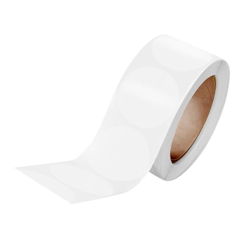 Hemobllo Pack Runde Transparent Selbstklebende Aufkleber Abziehbare Kreis Sticker für Geschenkverpackung Beschriften und Klassifizieren von Haushalt Büro und Lager Praktische Etiketten von Hemobllo