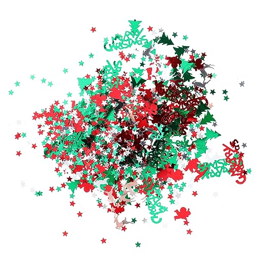 Hemobllo Packungen Pack Weihnachtskonfetti Bunte Plastikstreudeko mit Weihnachtsmann Rentier Tannenbaum Sternen Langlebig Leicht für Tisch und Raumdekoration zur Weihnachtsfeier Hemobllo Packungen Pack Weihnachtskonfetti Bunte Plastikstreudeko mit Weihnachtsmann Rentier Tannenbaum Sternen Langlebig Leicht für Tisch und Raumdekoration zur Weihnachtsfeier von Hemobllo