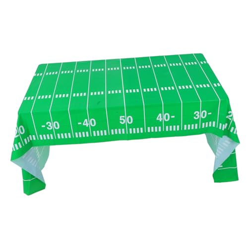 Hemobllo Party Tischdecke Rugby-Tischdecke Tischdecke mit Sportmotiv Fußballgeschirr Fußballtischdekorationen Runde Fußballtischdecke Spieltischabdeckung Green Hemobllo Party Tischdecke Rugby-Tischdecke Tischdecke mit Sportmotiv Fußballgeschirr Fußballtischdekorationen Runde Fußballtischdecke Spieltischabdeckung Green von Hemobllo