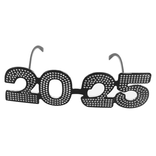 Hemobllo Partybrille mit Schwarzer Strassverzierung Robustes Dekoratives Brillengestell für Silvester Abschlussfeier und Firmenparty Unisex Faschingsbrille Auffälliges Partyzubehör Hemobllo Partybrille mit Schwarzer Strassverzierung Robustes Dekoratives Brillengestell für Silvester Abschlussfeier und Firmenparty Unisex Faschingsbrille Auffälliges Partyzubehör von Hemobllo