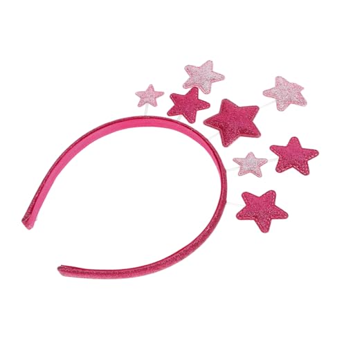Hemobllo Pentagramm Stirnband Haarschmuck Für Mädchen Stirnbänder Süßes Haarband Urlaubs Haarschmuck Neujahrs Kopfbedeckung Stern Haarband Im Dunkeln Leuchtendes Zubehör von Hemobllo
