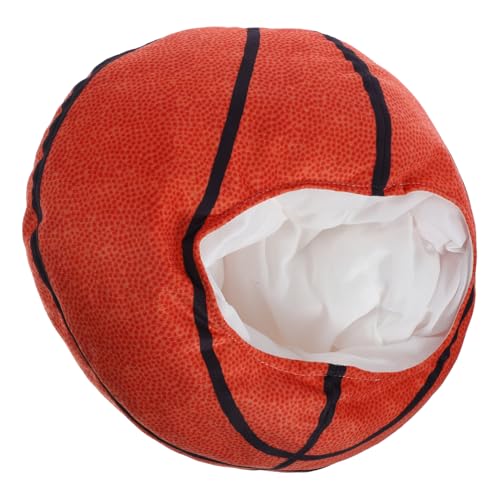 Hemobllo Plüsch Basketball Kopfbedeckung Unisex Party Cosplay Hut Leichtes Kreatives Sportkostüm für Erwachsene und Jugendliche als Foto Requisite und Halloween Accessoire von Hemobllo
