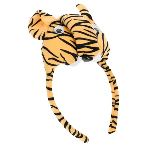 Hemobllo Plüsch Tiger Ohren Stirnband Animal Ohr Stirnband Kinder Tiger Kostümzubehör Für Bühnenperformance Cosplay -lieferungen von Hemobllo
