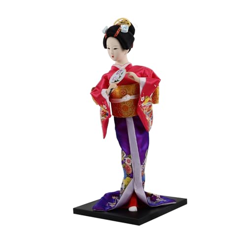 Hemobllo Puppen Kimono Puppen Chinesische Puppen Japanisches Asiatische Dekoration Für Zu Hause Japanische Kimonopuppe Chinesische Opernfigur Japanische Partydekoration Gips von Hemobllo