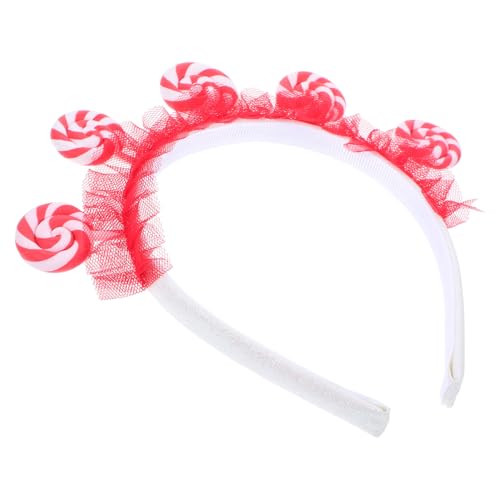Hemobllo Red Lollipop Stirnband Für Mädchen Cartoon Süße Kopfbedeckung Für Geburtstagsfeier Und Karnevale Lustige Kopfbedeckung Für Kinder Erwachsene Für Urlaubsveranstaltungen von Hemobllo