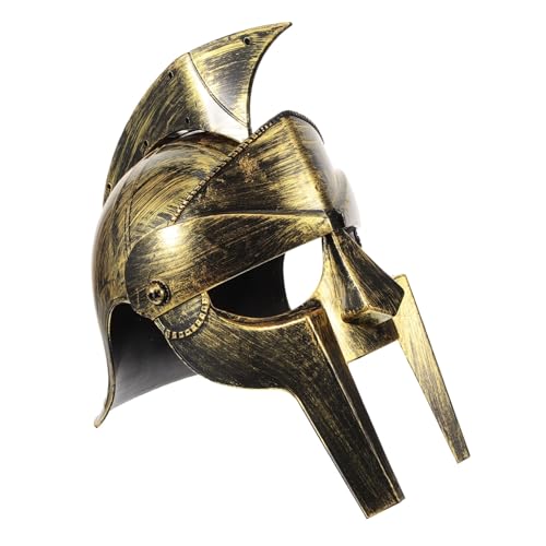 Hemobllo Römischer Soldatenhelm Cosplay Zubehör Römische Kopfbedeckung für Mittelalter Leicht Tragbar für Halloween Karneval und Partys mit Gutem von Hemobllo