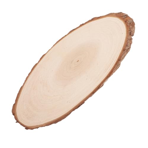 Hemobllo Rustikale Ovale Holzscheibe für DIY Basteln und Hochzeit Dekoration Naturbelassenes Holz für Malerei Pyrographie Türschild und Landhausstil Hemobllo Rustikale Ovale Holzscheibe für DIY Basteln und Hochzeit Dekoration Naturbelassenes Holz für Malerei Pyrographie Türschild und Landhausstil von Hemobllo