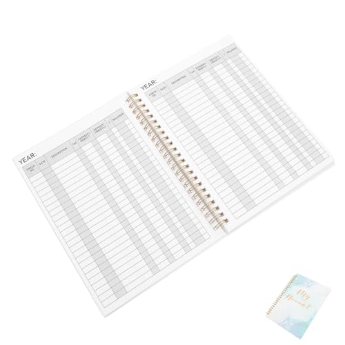Hemobllo Scheckbuch Kontostand Tracker aus Langlebigem Personal Bank Register für Effizientes Finanzmanagement und Umfassende Dokumentation für Persönliche Buchhaltung von Hemobllo