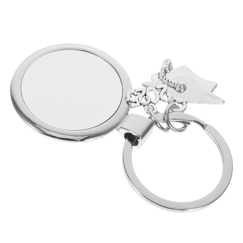 Hemobllo Schlüsselanhänger mit Wärmeübertragung Gastgeschenke für Absolventen Sublimations-Schlüsselanhänger Schlüsselanhänger Abschluss College-Abschlussdekorationen Zinklegierung Silver Hemobllo Schlüsselanhänger mit Wärmeübertragung Gastgeschenke für Absolventen Sublimations-Schlüsselanhänger Schlüsselanhänger Abschluss College-Abschlussdekorationen Zinklegierung Silver von Hemobllo