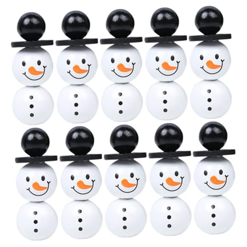 Hemobllo Schneemann Holzperlen Teilig DIY Bastelperlen für Armbänder Halsketten Weihnachtsdeko Schmuckherstellung mit Glatter Oberfläche und Vielseitigen Einsatzmöglichkeiten Hemobllo Schneemann Holzperlen Teilig DIY Bastelperlen für Armbänder Halsketten Weihnachtsdeko Schmuckherstellung mit Glatter Oberfläche und Vielseitigen Einsatzmöglichkeiten von Hemobllo