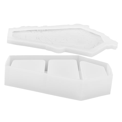 Hemobllo Silikon Coffin Display Model Form für Halloween Deko Wiederverwendbare Aufbewahrungsform Langlebige DIY Epoxidharz Schimmel für Schmuck Schlüsselanhänger Kreative Geschenkidee Hemobllo Silikon Coffin Display Model Form für Halloween Deko Wiederverwendbare Aufbewahrungsform Langlebige DIY Epoxidharz Schimmel für Schmuck Schlüsselanhänger Kreative Geschenkidee von Hemobllo