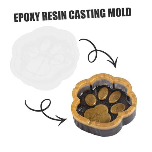 Hemobllo Silikonform Katzenpfote Aschenbecher DIY Gießform für Epoxidharz Resin Langlebige Antihaftbeschichtete Gießform Einfach zu Reinigen und Wiederverwendbar Glatte Oberfläche für Hemobllo Silikonform Katzenpfote Aschenbecher DIY Gießform für Epoxidharz Resin Langlebige Antihaftbeschichtete Gießform Einfach zu Reinigen und Wiederverwendbar Glatte Oberfläche für von Hemobllo