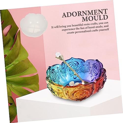 Hemobllo Silikonform Lotusblumen Schüssel Flexibel Langlebig für Epoxidharz Gießform DIY Dekoration Teelichthalter Schmuck Aufbewahrungsdose Geeignet von Hemobllo