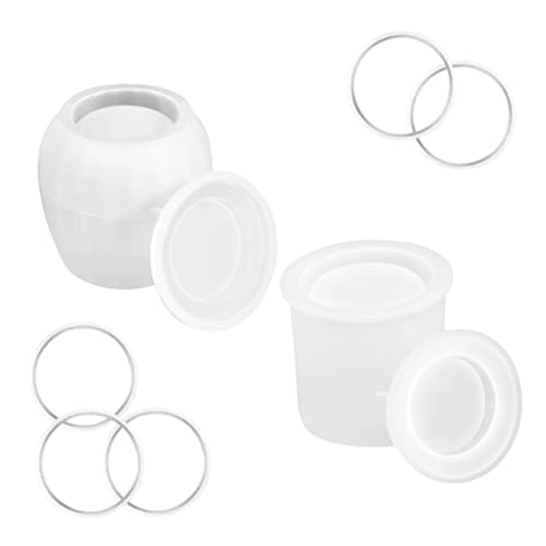 Hemobllo Silikonform Teiliges für DIY Epoxidharz Vorratsglas Langlebige Verformungsbeständige Gießform für Handgemachte Aufbewahrungsdosen Geeignet als für Bastler und Heimdekoration Hemobllo Silikonform Teiliges für DIY Epoxidharz Vorratsglas Langlebige Verformungsbeständige Gießform für Handgemachte Aufbewahrungsdosen Geeignet als für Bastler und Heimdekoration von Hemobllo