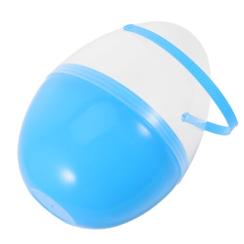 Hemobllo Simulierte Eierdekoration Form Party befüllbar Jumbo-Eier Große Eier Osterschmuck Osterdekor Ostern-Desktop-Dekoration große Ostereier aus Plastik großes Plastikei Abs von Hemobllo