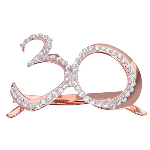 Hemobllo Sonnenbrille mit Strasssteinen Kreatives Partyzubehör für Jubiläumsfeiern Witzige Brille für Unvergessliche Roségold Hemobllo Sonnenbrille mit Strasssteinen Kreatives Partyzubehör für Jubiläumsfeiern Witzige Brille für Unvergessliche Roségold von Hemobllo