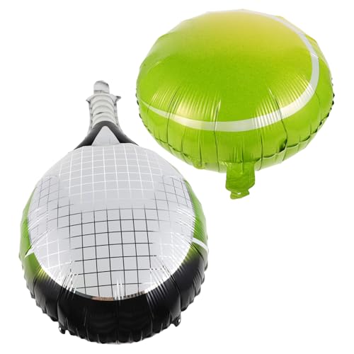 Hemobllo Sportliche Tennisball und Schläger Folienballons Teiliges für Geburtstagsfeier Party Dekoration Buntes Tennis Lebhafte Atmosphäre für Sportmottos und Events Hemobllo Sportliche Tennisball und Schläger Folienballons Teiliges für Geburtstagsfeier Party Dekoration Buntes Tennis Lebhafte Atmosphäre für Sportmottos und Events von Hemobllo