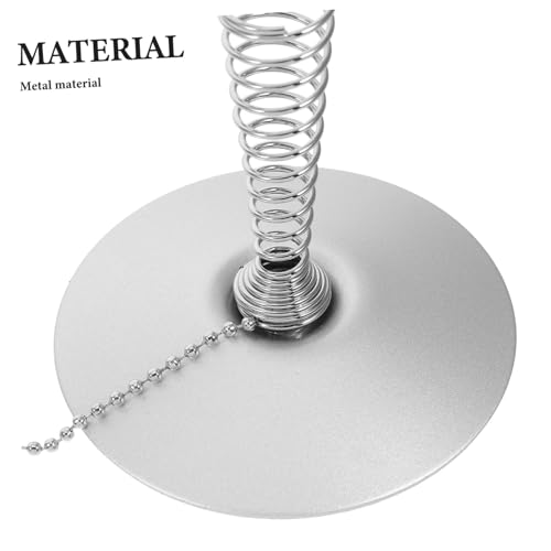 Hemobllo Stabiler Kugelschreiber Kette mit Metallgehäuse Federmechanismus für Flüssiges Schreiben Langlebige Tintenmine Sicherer Schreibtisch Stift für Büro Rezeption Geschäft und Empfang von Hemobllo