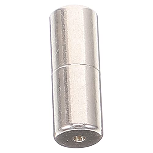 Hemobllo Sterling Silber Schraubverschluss Schmuckverschluss DIY Perlenverschluss für Halskette Armband Rostfrei Langlebig Kompakt für Schmuckherstellung und Reparatur von Hemobllo
