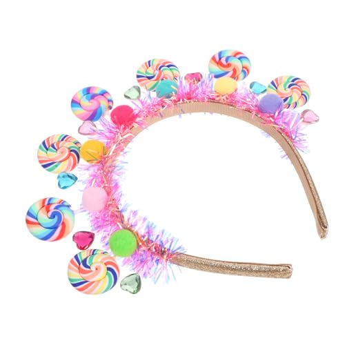 Hemobllo Stirnband mit Süßem Lutscher Leichter Cartoon Haarreif für Mädchen Bequemes Kopfband für Geburtstag Party und Freizeit Niedliches Accessoire für Kleinkinder und Festtage Hemobllo Stirnband mit Süßem Lutscher Leichter Cartoon Haarreif für Mädchen Bequemes Kopfband für Geburtstag Party und Freizeit Niedliches Accessoire für Kleinkinder und Festtage von Hemobllo