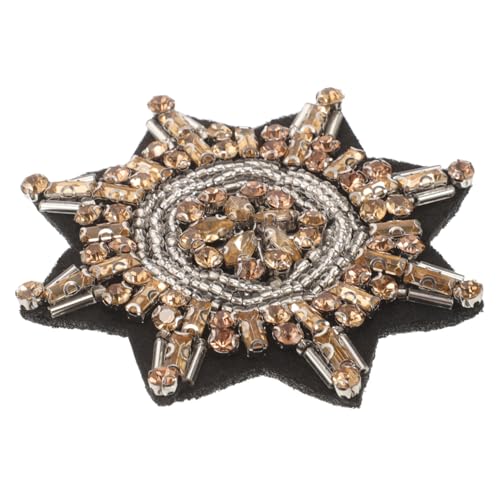 Hemobllo Strass Applikation Aufnäher DIY Patches für Kleidung Schmucksteine Handgenähtes Brosche Zubehör für Jacken Schuhe Rucksäcke Kreative Verzierung von Hemobllo