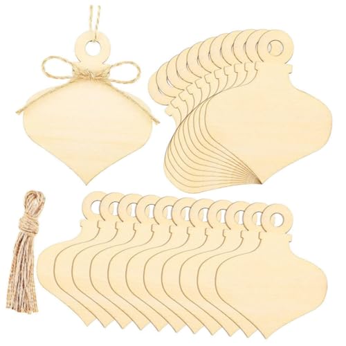 Hemobllo Teiliges DIY Holzscheiben Dicke Unvollendete Holzstücke mit Vielseitig für Weihnachtsanhänger Malen Basteln Party und Hochzeitsdekoration Langlebige Holzscheiben für Kreative Hemobllo Teiliges DIY Holzscheiben Dicke Unvollendete Holzstücke mit Vielseitig für Weihnachtsanhänger Malen Basteln Party und Hochzeitsdekoration Langlebige Holzscheiben für Kreative von Hemobllo